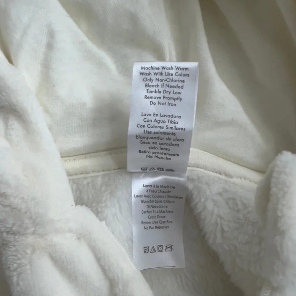 Little Beginnings Baby Ivory Pram suit Teddy Fleece size 3-6 months